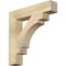 Ekena Millwork Merced Block Rough Sawn Bracket, Douglas Fir, 4"W x 22"D x 22"H BKT04X22X22MRC05RDF - alternate 1